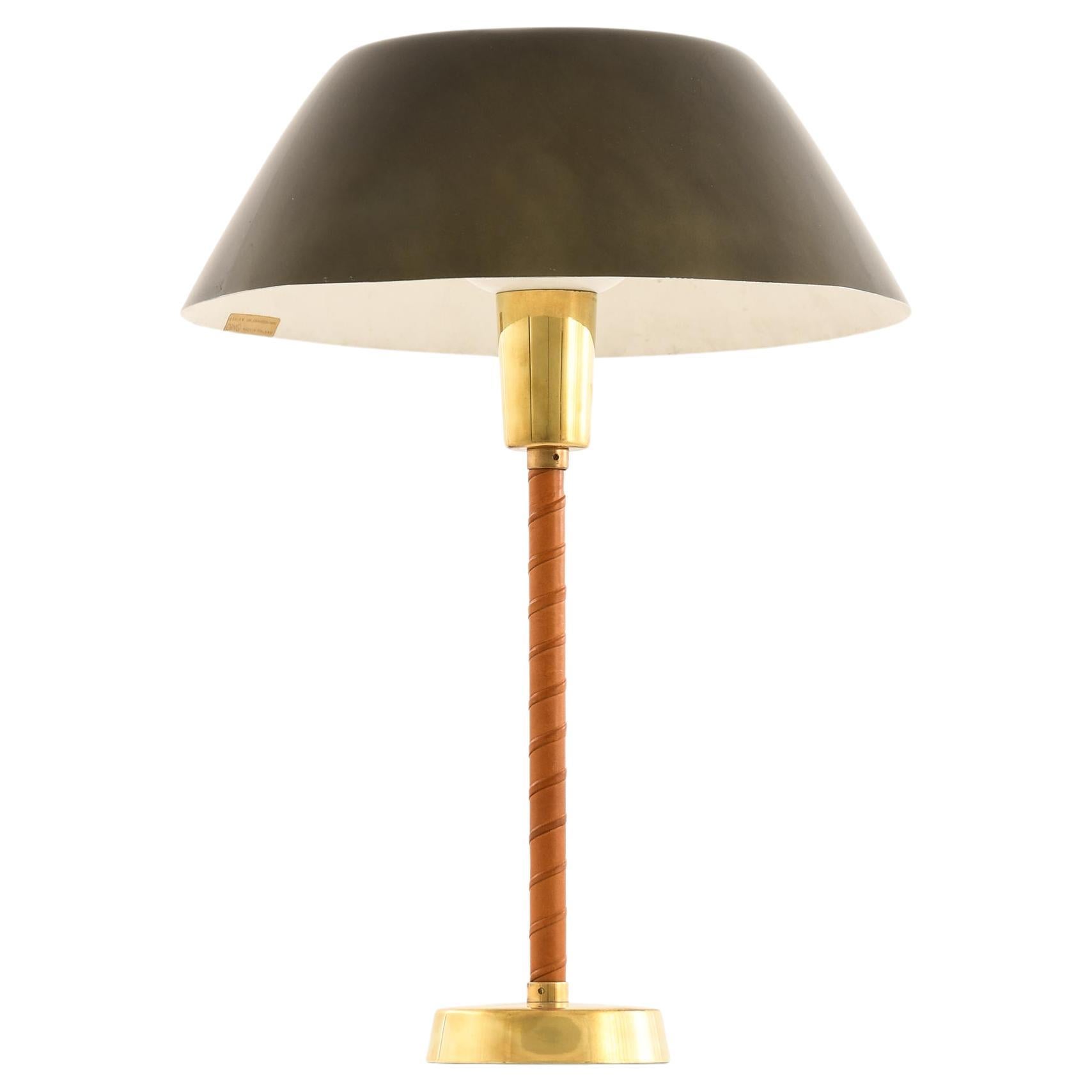 Table Lamp in Brass and Aluminum by Lisa Johansson-Pape, 1950s