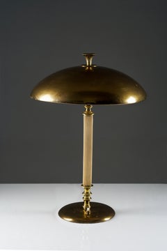Lampada da tavolo in ottone e bachelite di Nordiska Kompaniet, Svezia, anni '30