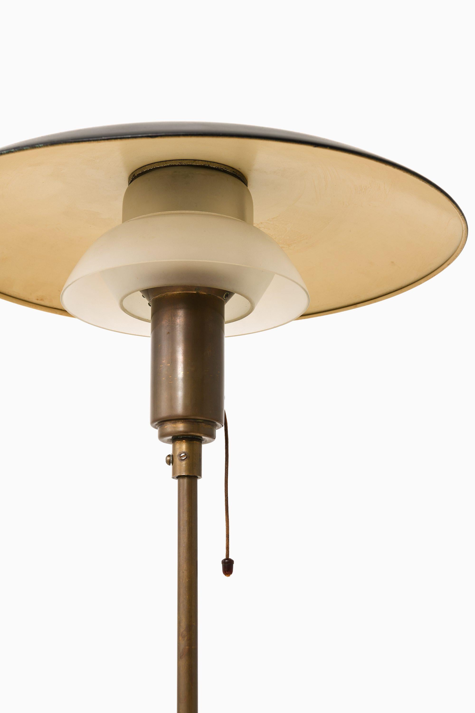 Danese Lampada da tavolo in ottone e vetro, anni '50 in vendita