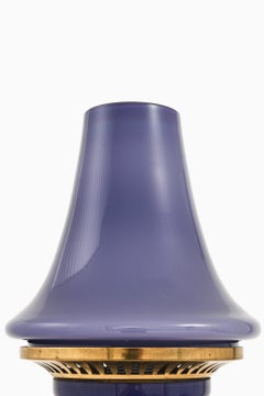 Table Lamp in Brass and Glass by Hans-Agne Jakobsson, 1950’s