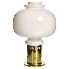 Tischlampe von Hans-Agne Jakobsson,  in Messing und Glas, Schweden, 1960er-Jahre