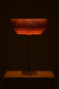 Table Lamp in Brass and Silk Fringes by Hans-Agne Jakobsson, 1950's