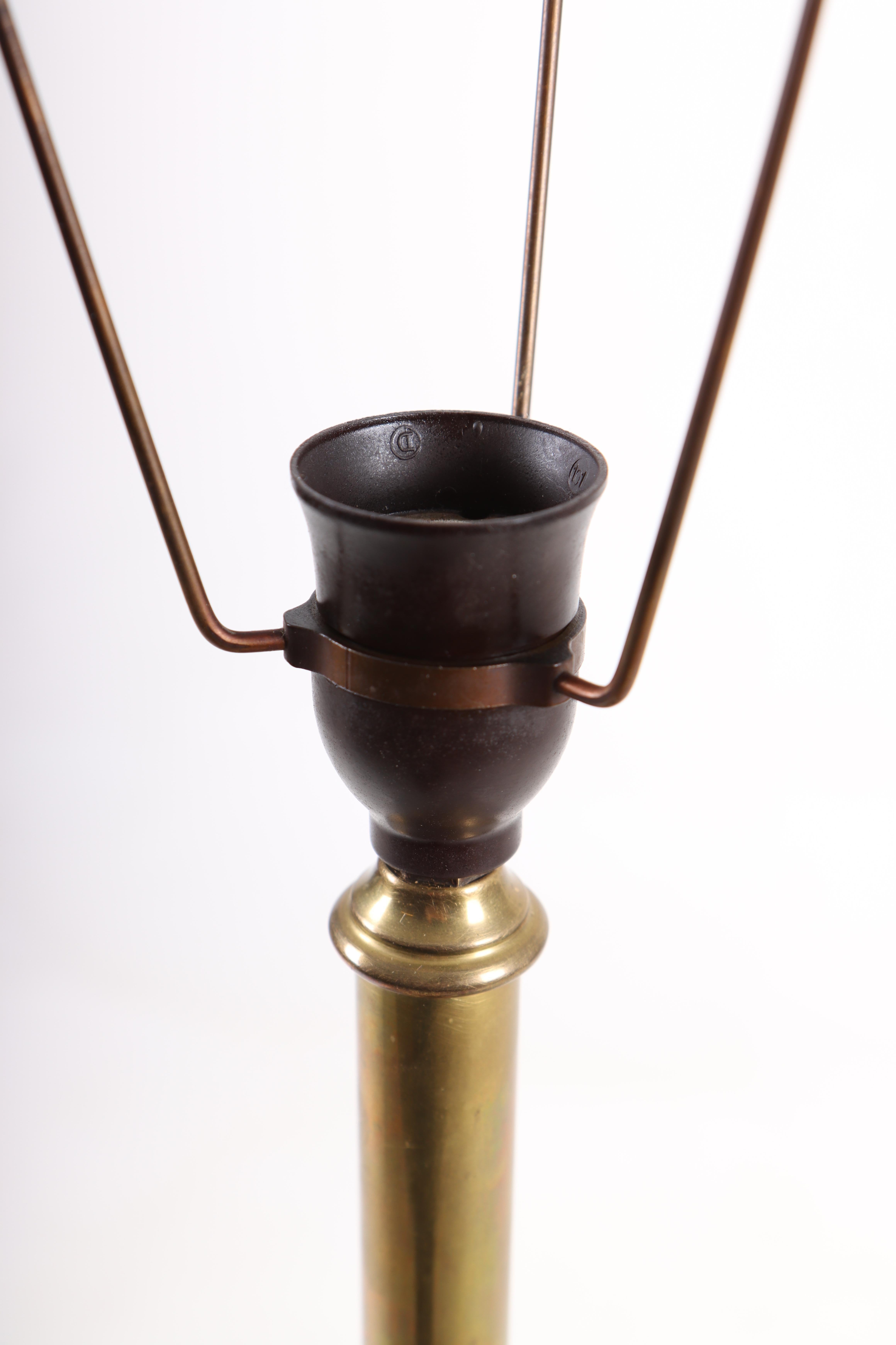 Danish Table Lamp in Brass by Fog & Mørup 1930s For Sale