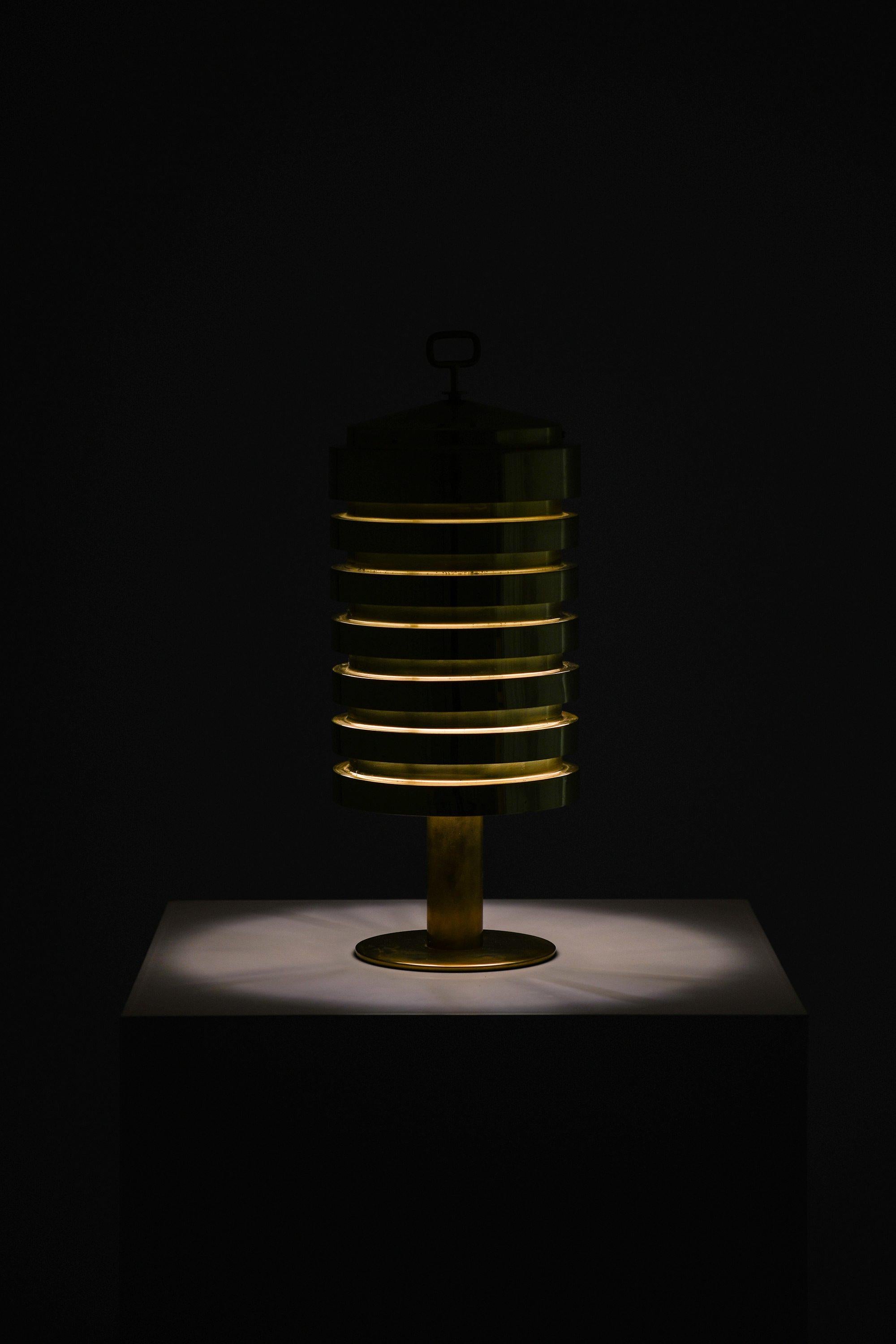 Scandinavian Modern Table Lamp in Brass by Hans-Agne Jakobsson, 1950’s For Sale