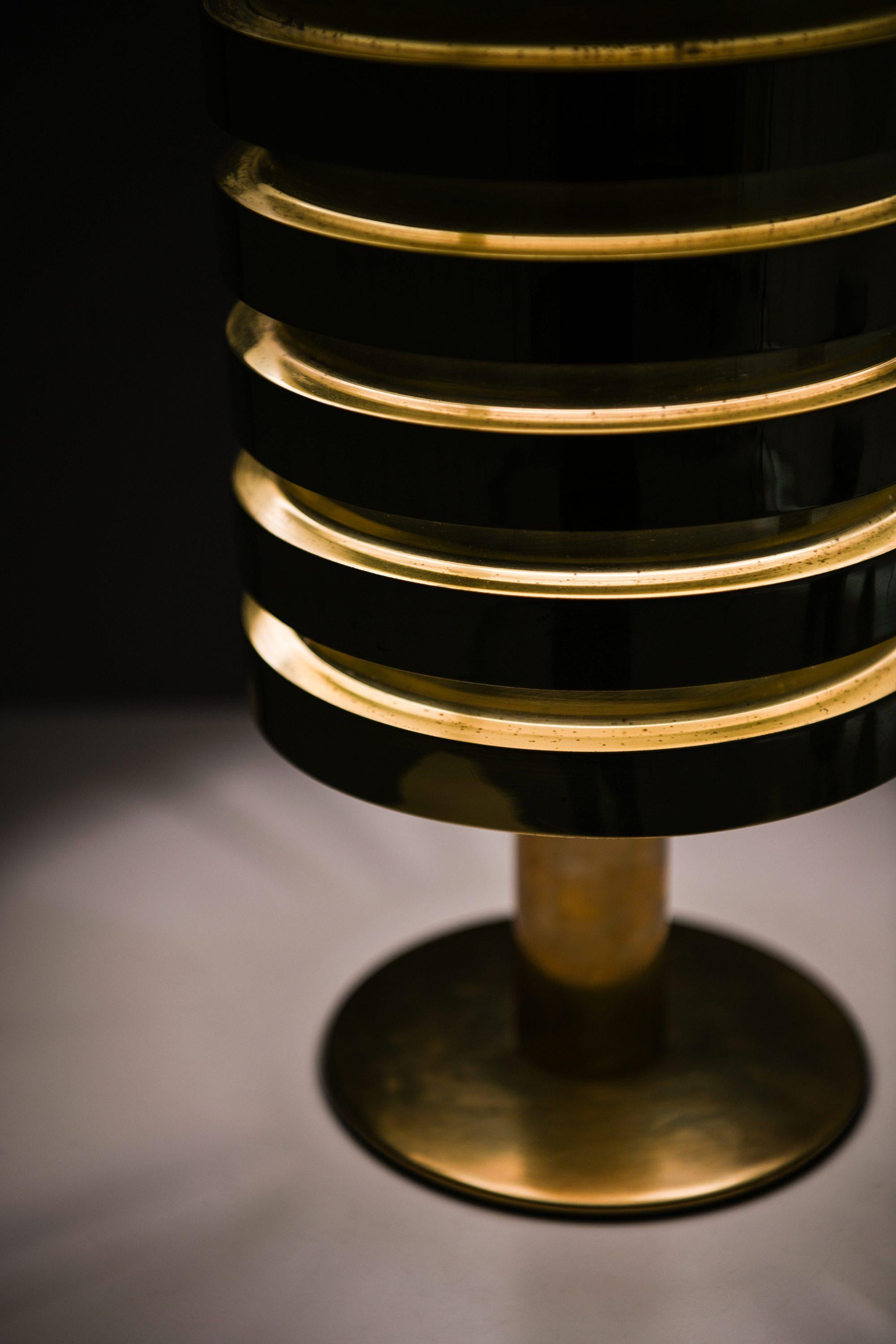 Swedish Table Lamp in Brass by Hans-Agne Jakobsson, 1950’s For Sale