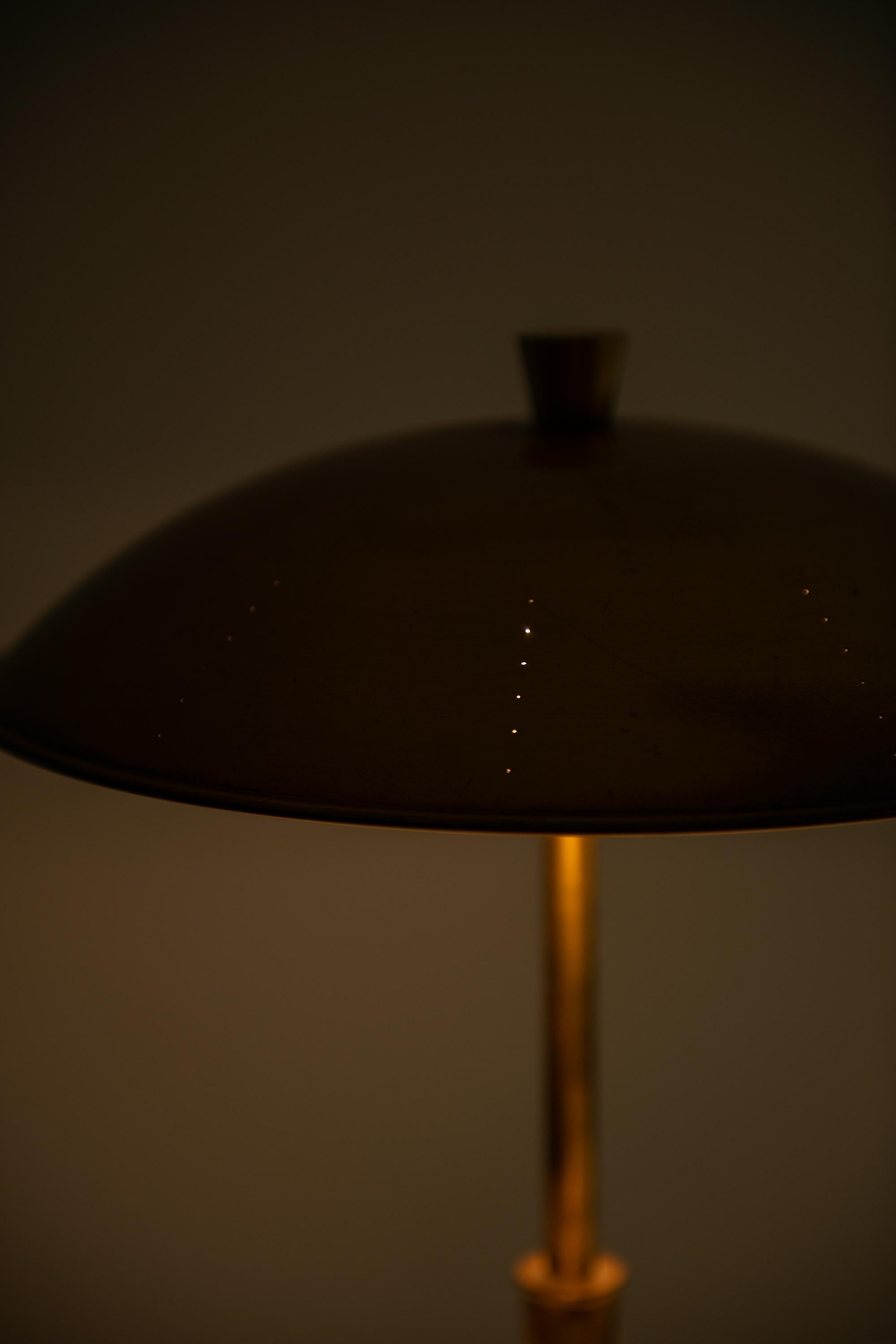 Mid-20th Century Table Lamp in Brass by Unknown Designer Produced in Sweden