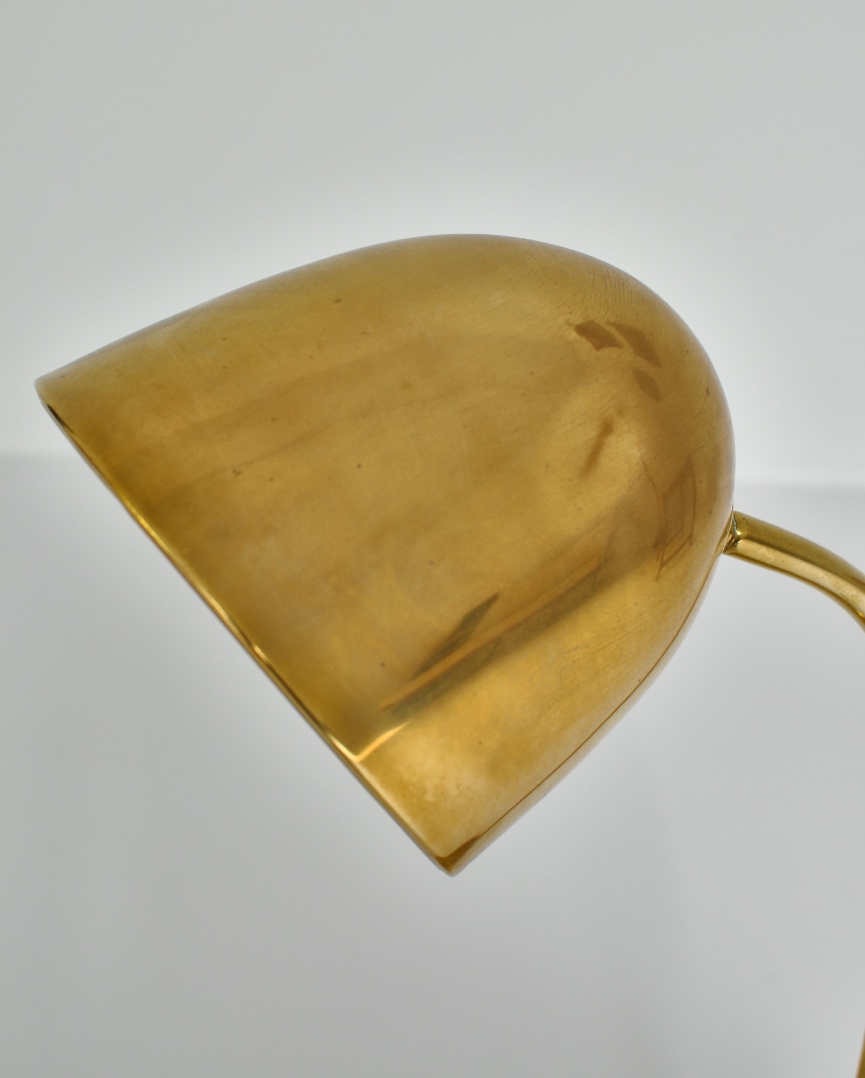 Table Lamp in Brass by Vilhelm Lauritzen for Fog & Mørup, 1940s 5
