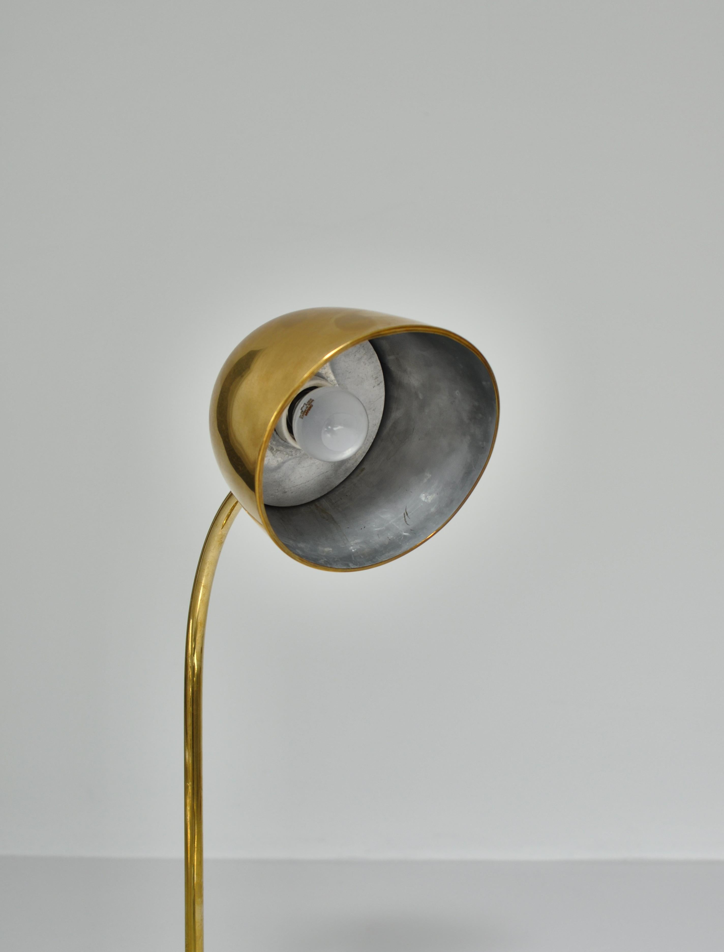 Table Lamp in Brass by Vilhelm Lauritzen for Fog & Mørup, 1940s 1