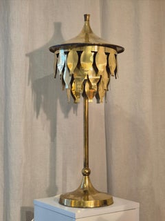 Table lamp in brass, design Uno Dahlén for Aneta, Scandinavian Modern