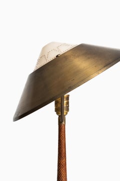 Table Lamp in Brass Produced by AB E. Hansson & Co in Sweden