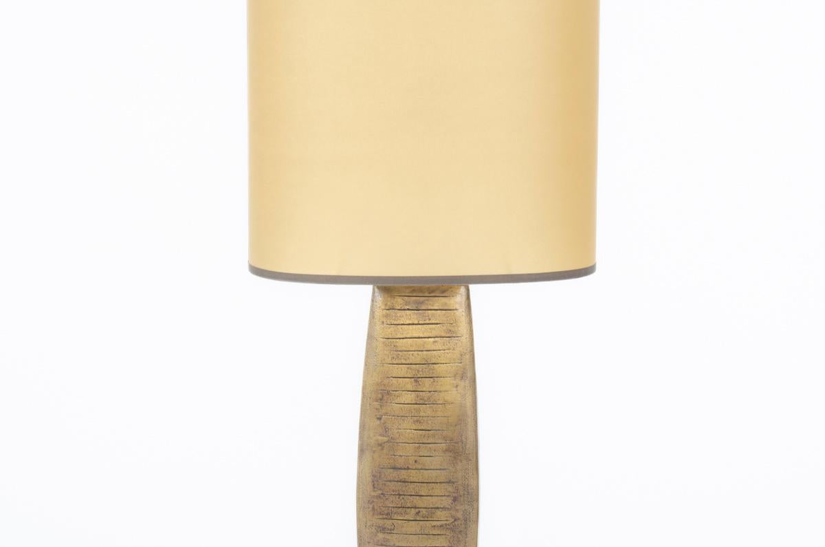 Lámpara de sobremesa de bronce 1950 siglo XX