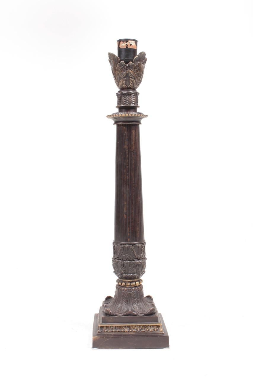 Mid-20th Century Table Lamp in Bronze, France, 1940s