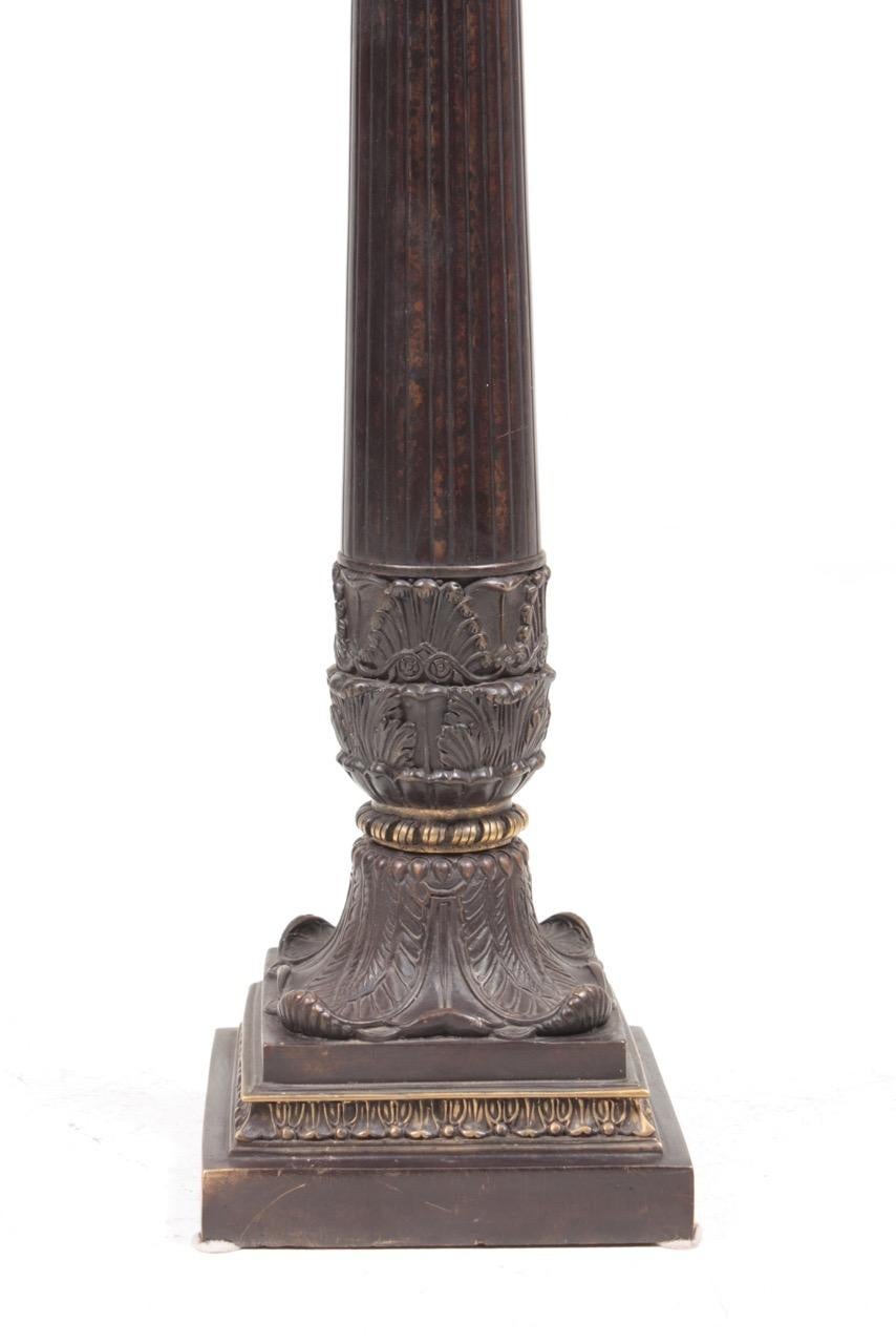 Table Lamp in Bronze, France, 1940s 1