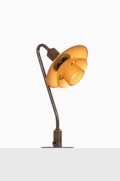 Table Lamp in Browned Brass Frame by Poul Henningsen, 1931-1933
