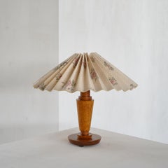 Table Lamp in Burl Wood