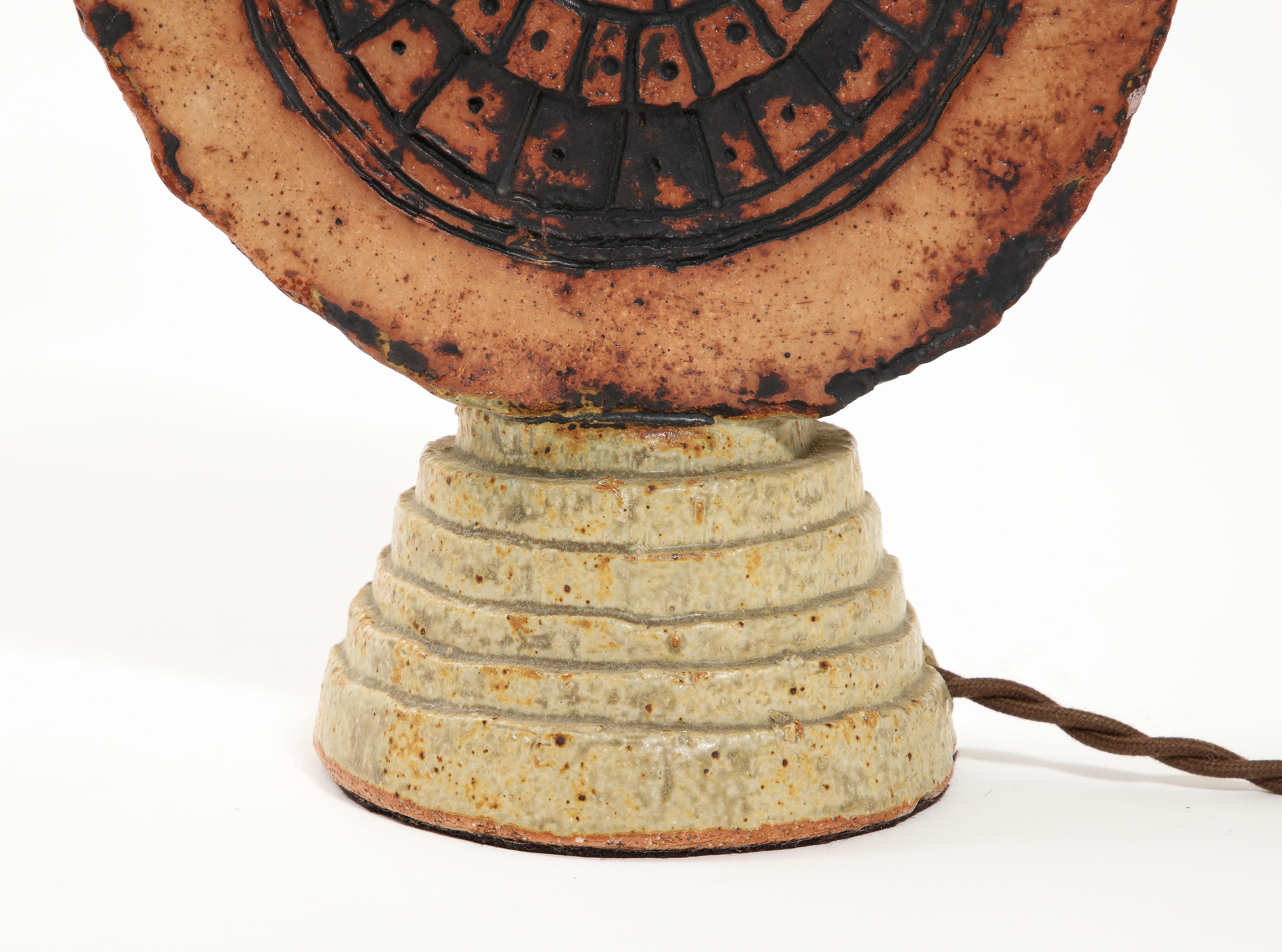 Lampada da tavolo in ceramica di Bernard Rooke, Inghilterra, anni '70 in vendita 4
