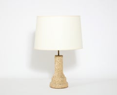 Table Lamp in Coral Stone, France, 1960's