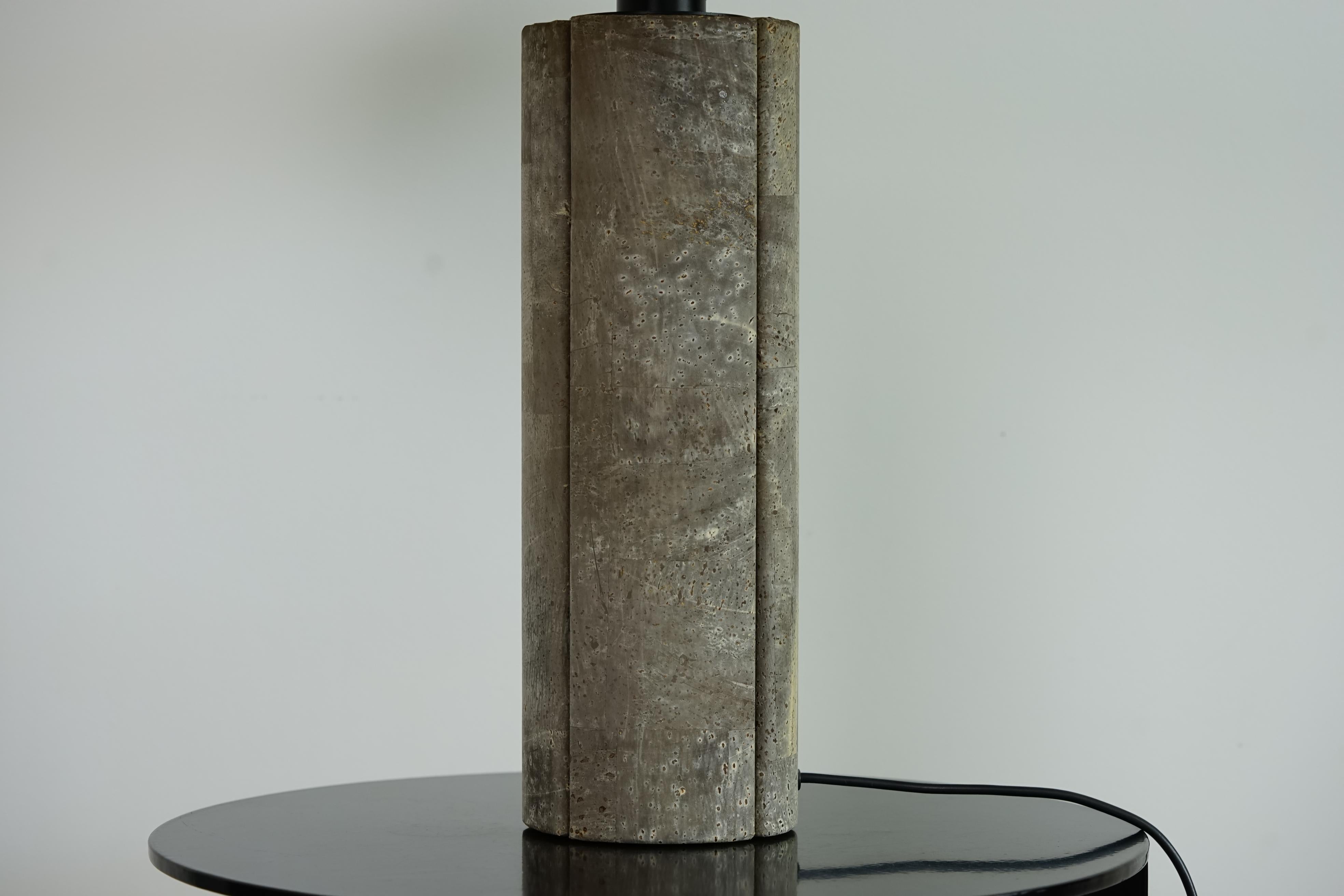 Metal Table Lamp in Cork by Ingo Maurer for Design M For Sale