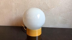 Lámpara de sobremesa de cristal, 1950, italiana