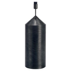 FUTURA. Lampe de bureau en graphite, design Art Déco contemporain fait à la main