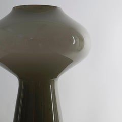 Table Lamp in Grey/Green Murano Glass by Massimo Vignelli & Paolo Venini, 1956
