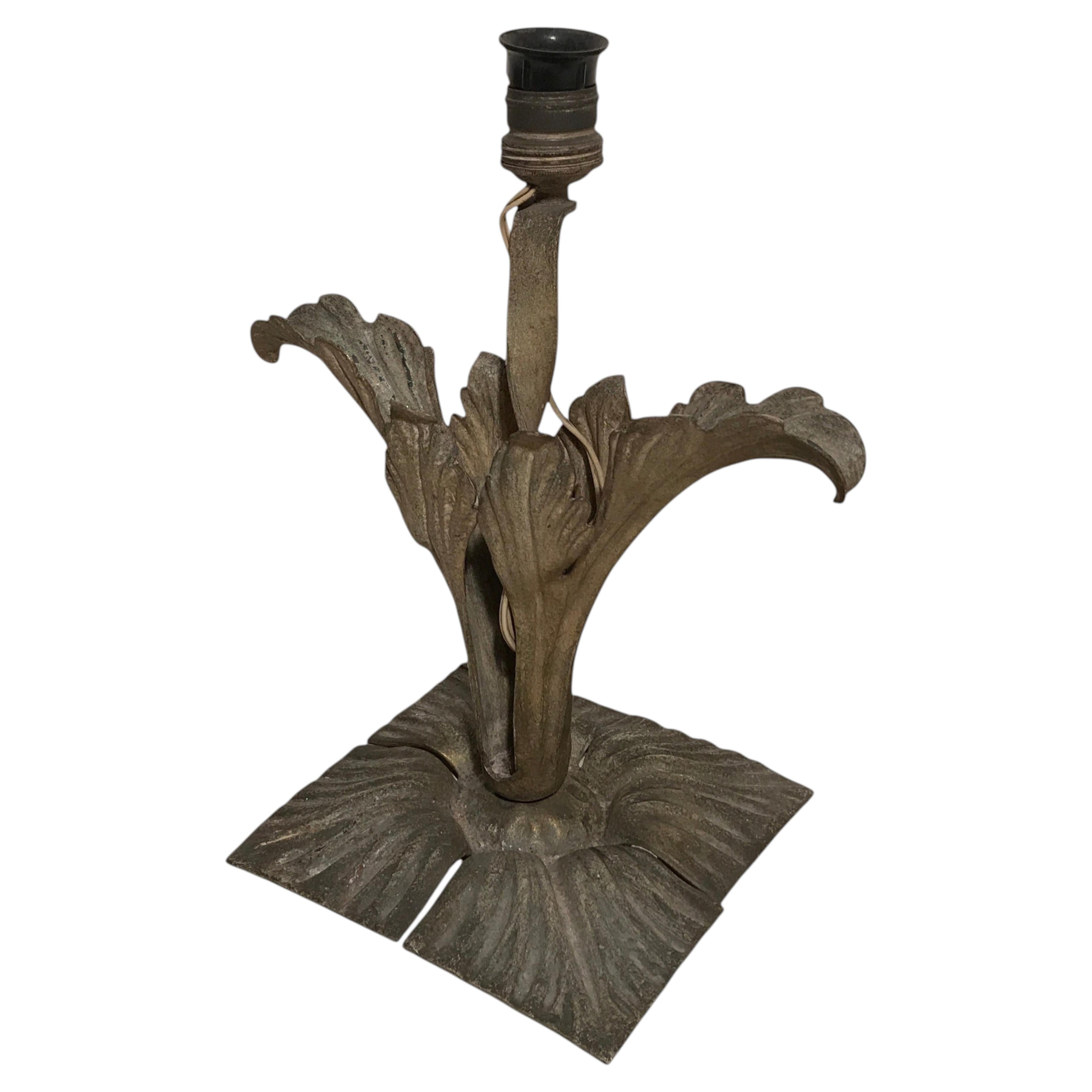 Table Lamp, in iron, Style: Jugendstil, Art Nouveau, Liberty, 1900