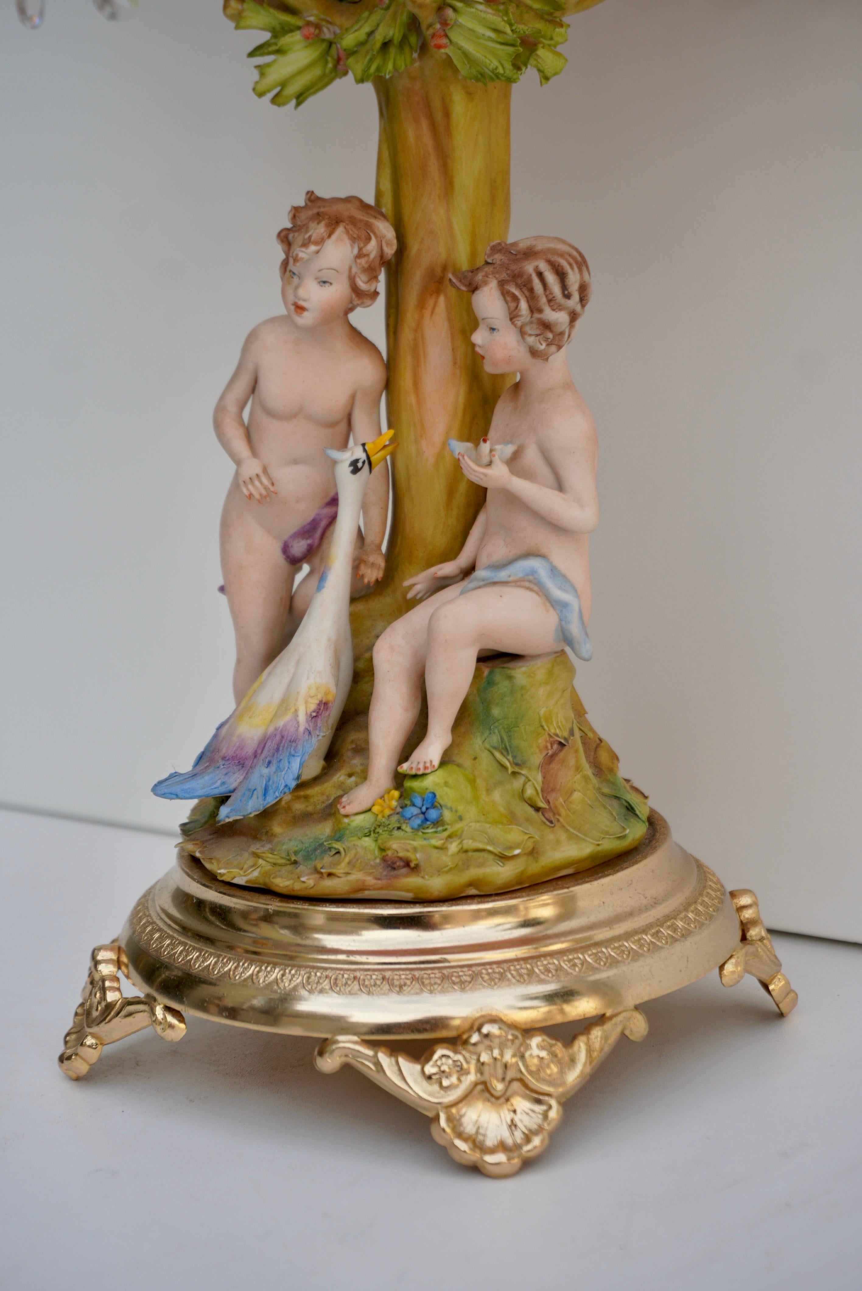 Lámpara de mesa de estilo Luis XV siglo XX en venta
