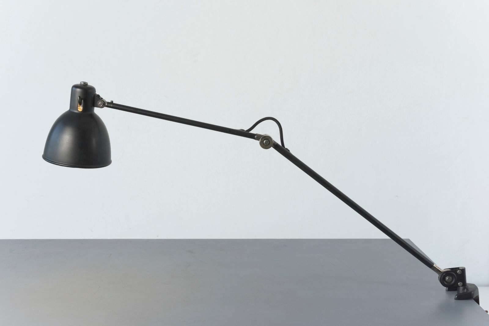 Swiss Table Lamp in metal for BAG Turgi, Switzerland - 1935 For Sale