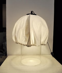 Table Lamp in Murano Glass and Fabric for VeArt, 1970s