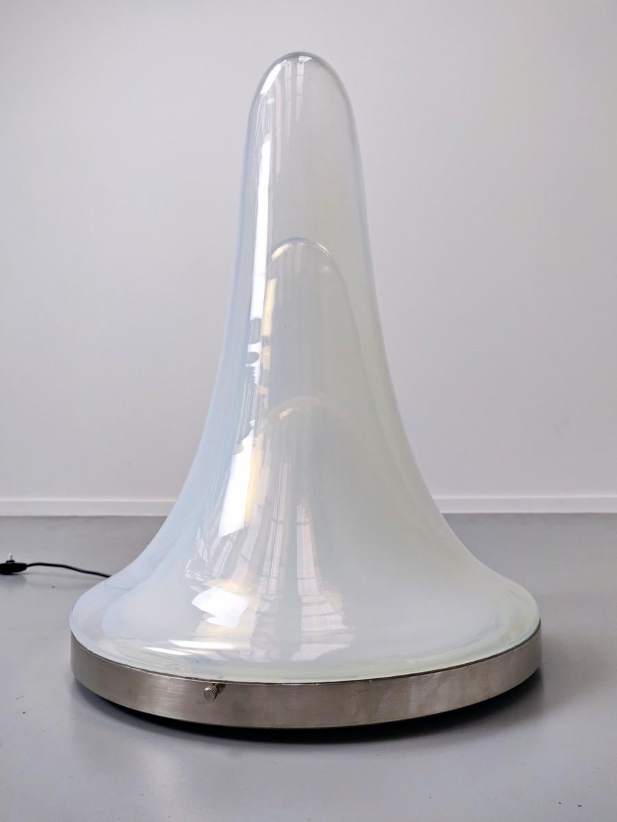 Milieu du XXe siècle Lampe de bureau en verre de Murano par Carlo Nason pour Mazzega, Italie 1969 en vente