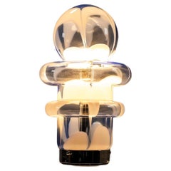 Tischlampe aus Muranoglas von Carlo Nason für Mazzega, Italien 1970er Jahre