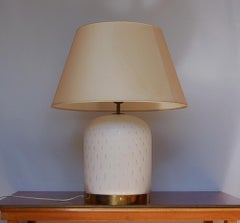Lampe de bureau en verre de Murano par Tommaso Barbi