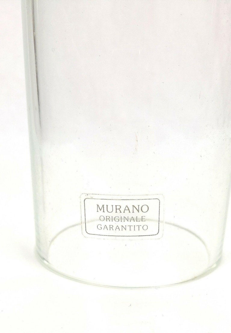 Table Lamp in Murano Glass by Vistosi, 1960s In Good Condition For Sale In taranto, IT