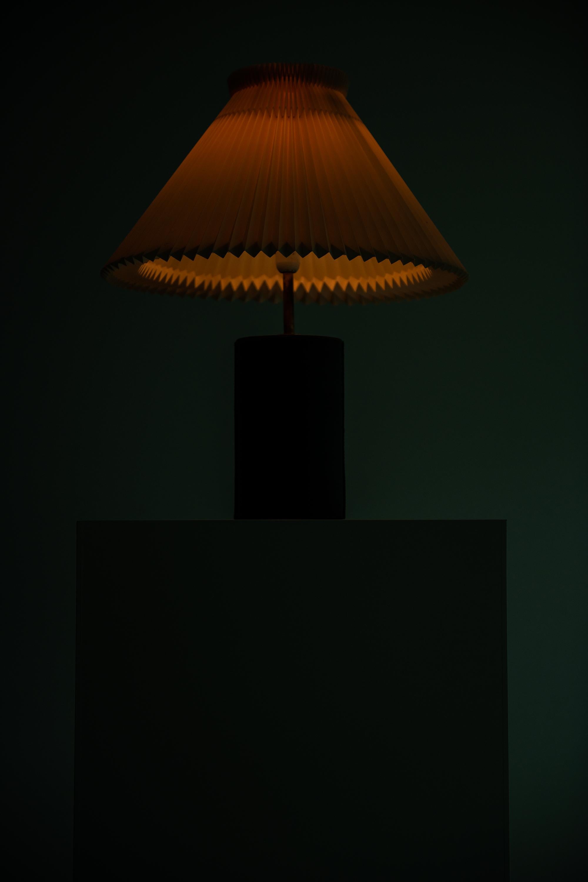 Table Lamp in Pigskin Leather Produced in Italy 1