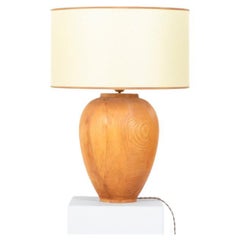 Table lamp in pine 1960