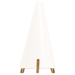 Lampe de table en plastique et laiton par Hans Bergström, années 1950