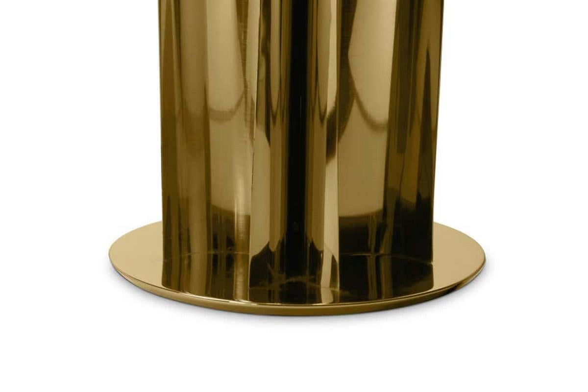 Table lamp in polished brass
Made of gold-plated brass.
Custom sizes, materials and finishes.
Dimensions
Height 27.56 in. (70 cm)
Width 9.26 in. (23.5 cm)
Depth 9.26 in. (23.5 cm)
Estimated production time: 8-9 weeks.