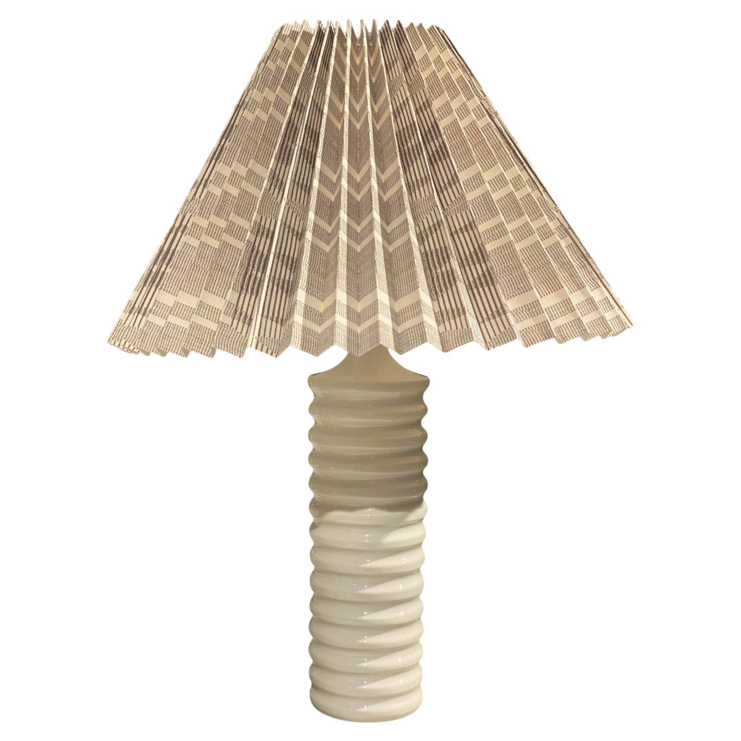 Table lamp in porcelain by Axel Salto