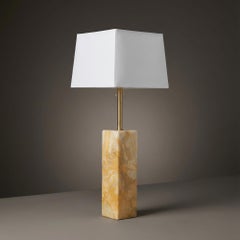 Table Lamp in Siena Marble by Nessen Studios