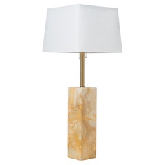 Lampada da tavolo in marmo di Siena di Nessen Studio