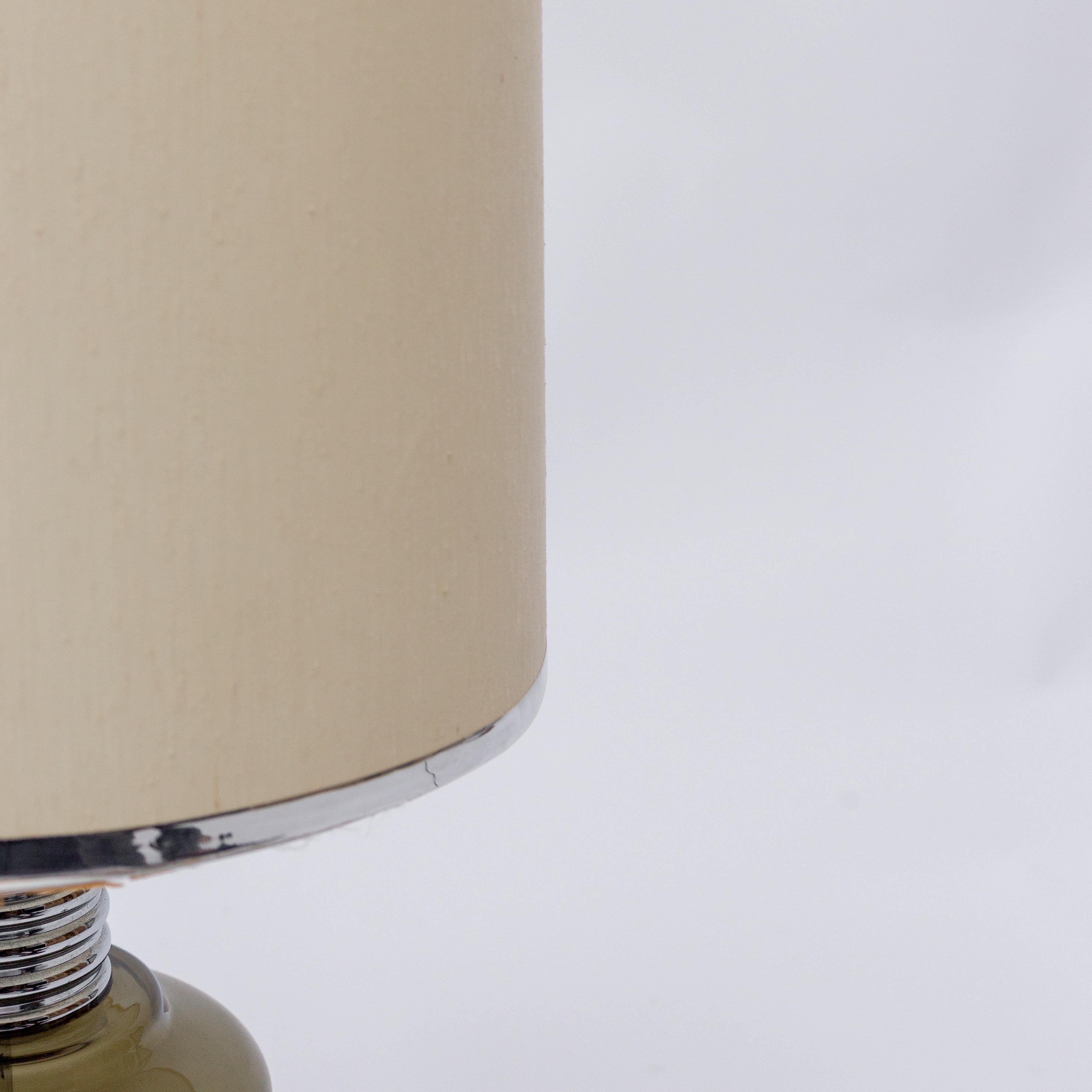Table Lamp In Smoked Glass By Doria Leuchten, 1960s 1