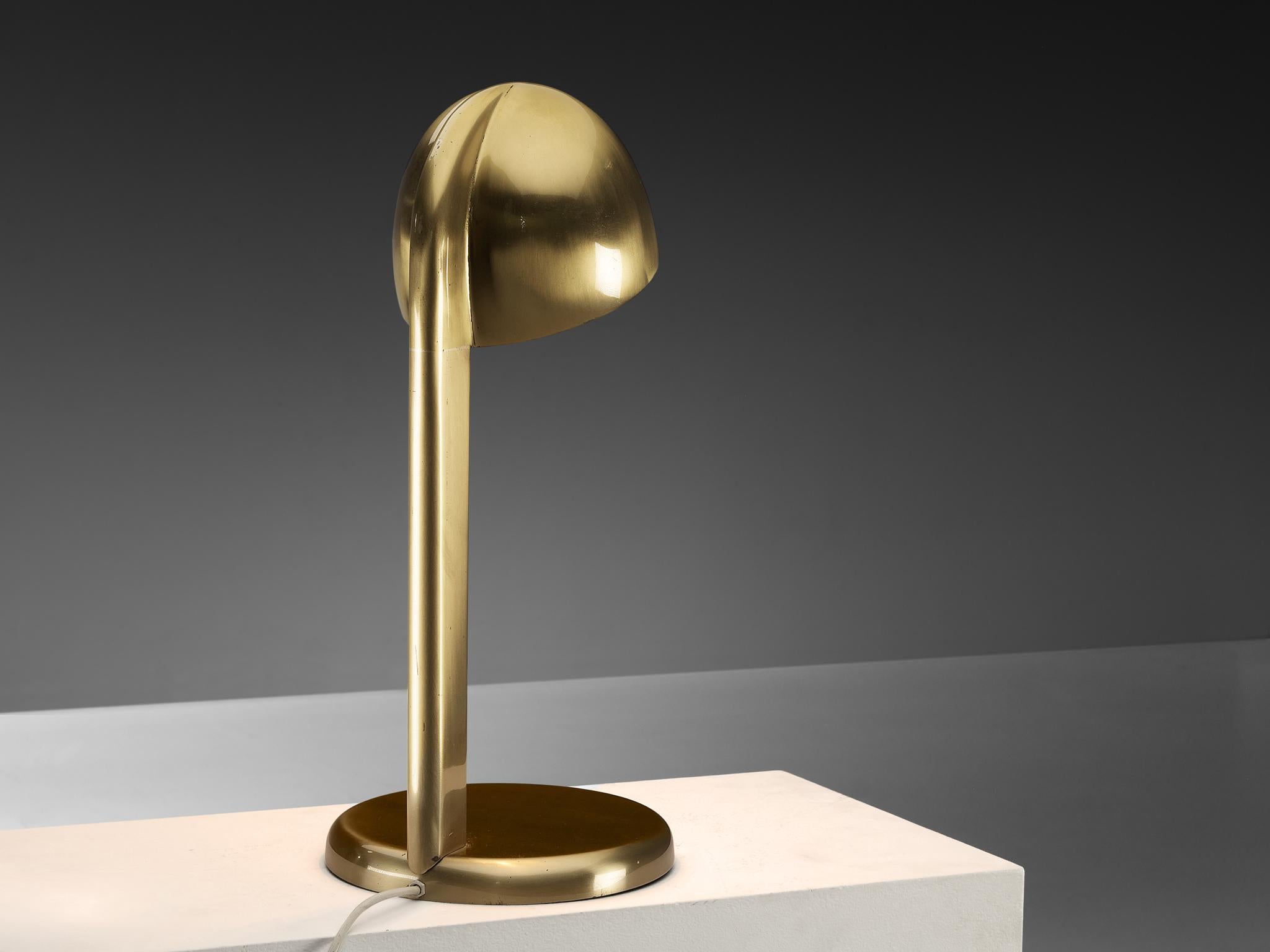 European Table Lamp in Solid Brass  For Sale