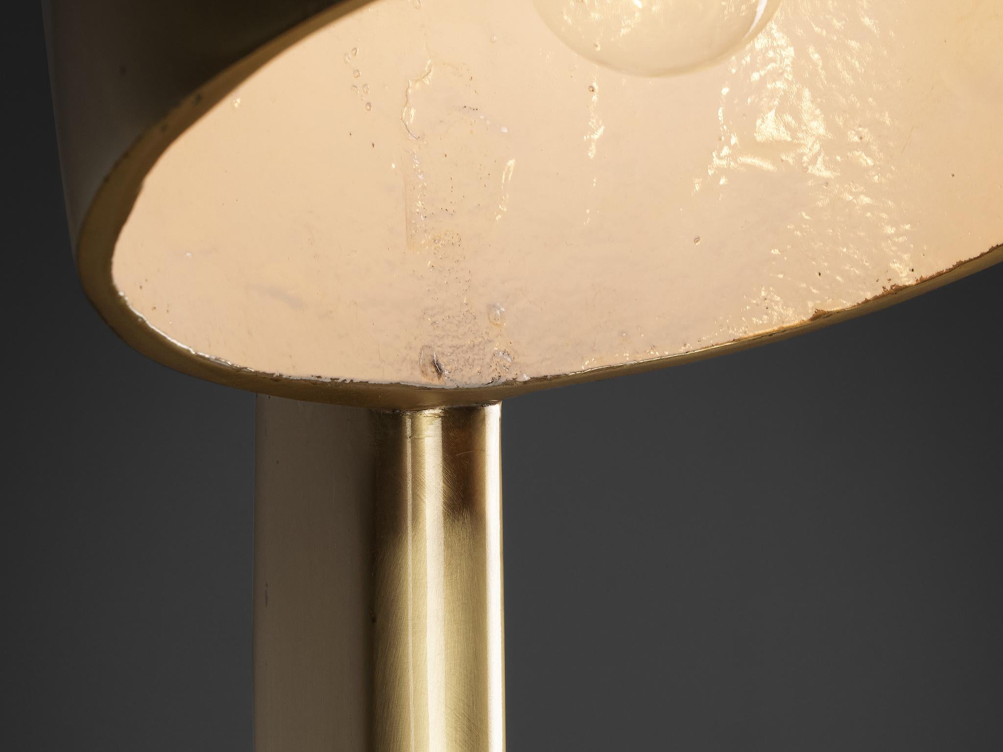 Table Lamp in Solid Brass  For Sale 1