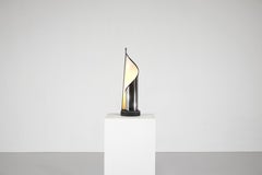 Table lamp in steel by Stilnovo, Italy 1970s.