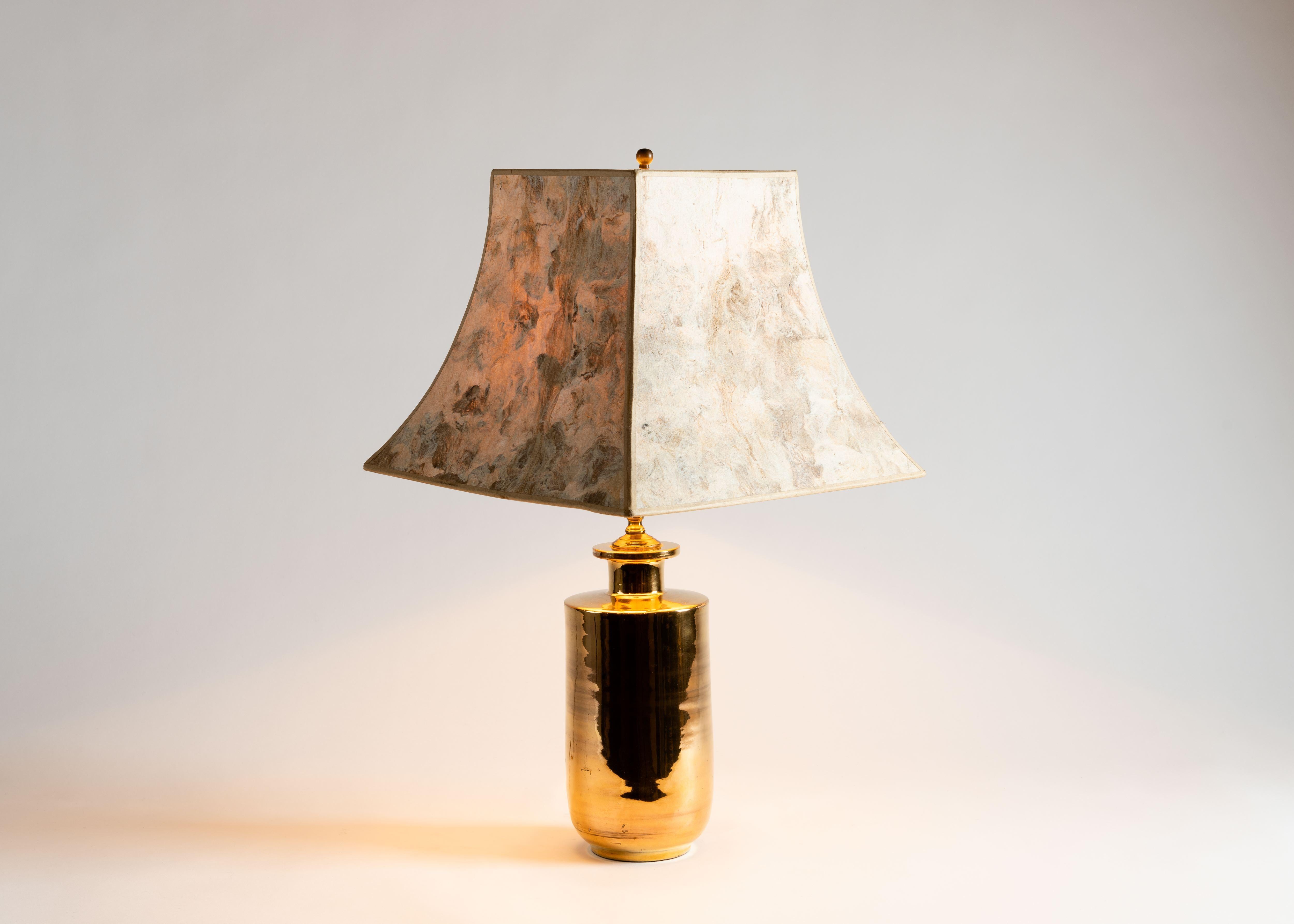 Vernissé Lampe de table, à la manière de Bitossi pour Bergboms, datant d'environ 1970 en vente