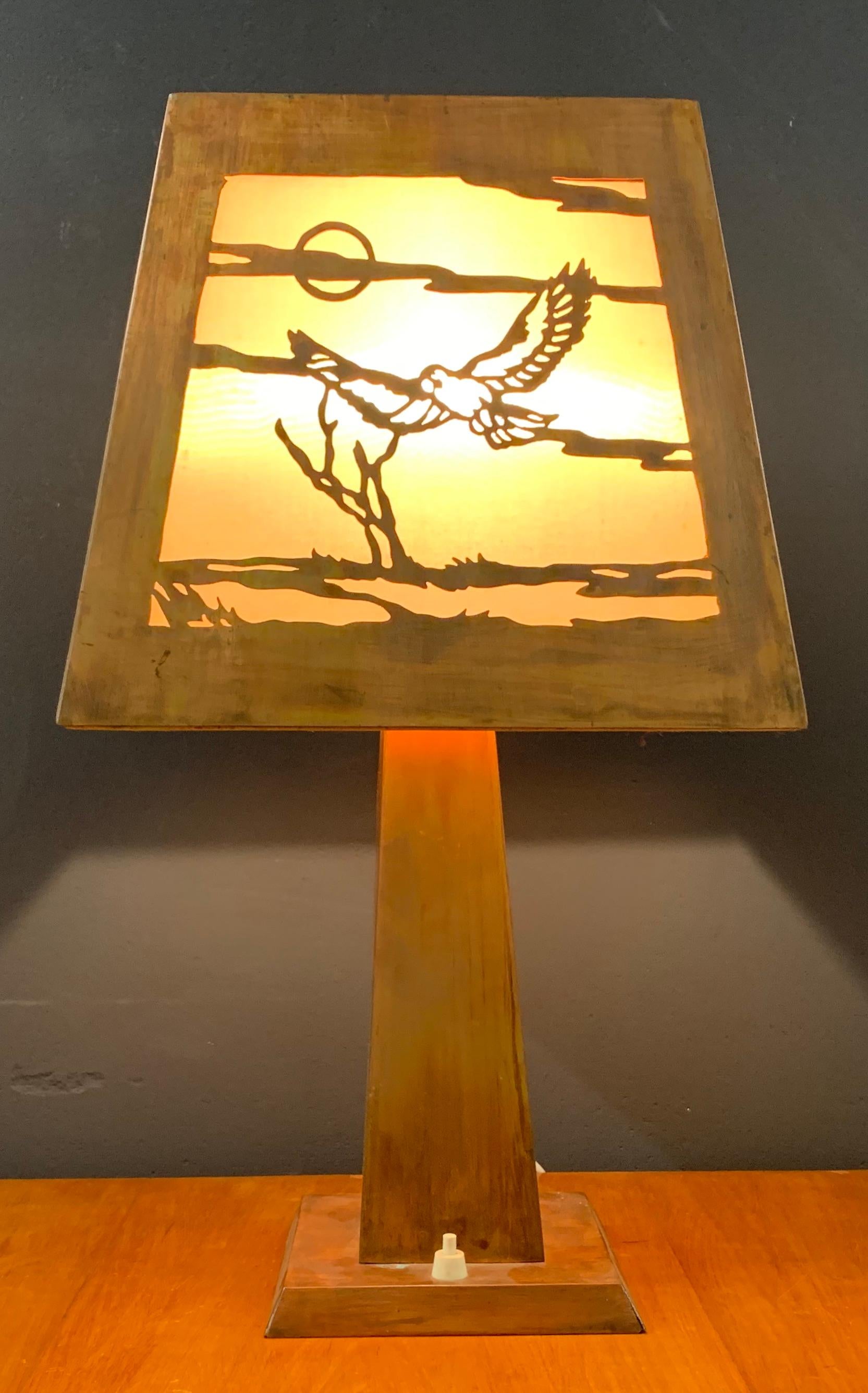 Lampe de table à la manière de Charles Limbert en vente 12