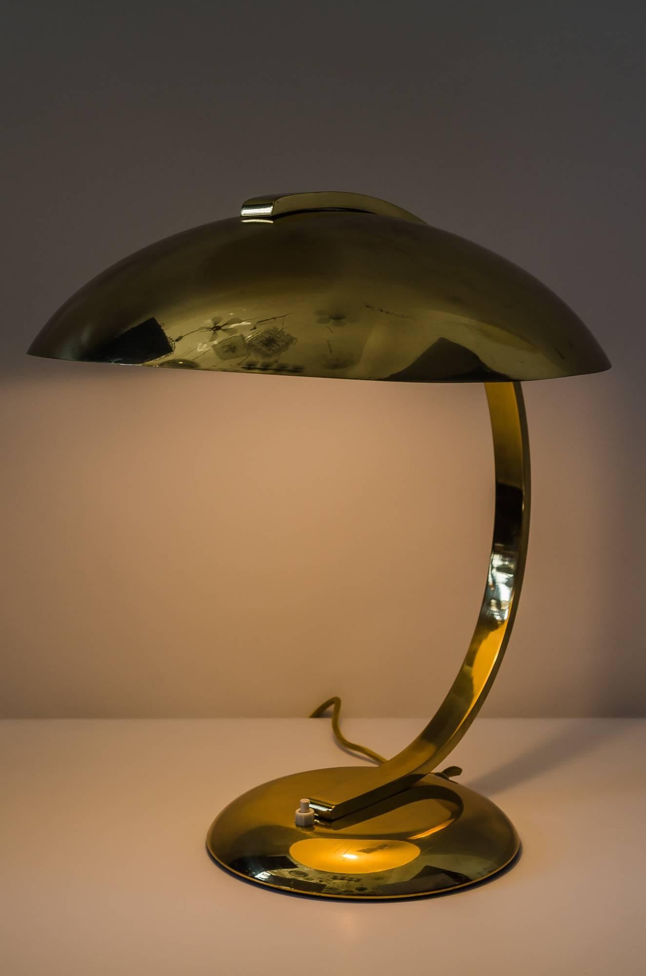 Table lamp in the style of Christian Dell
Polished.

 