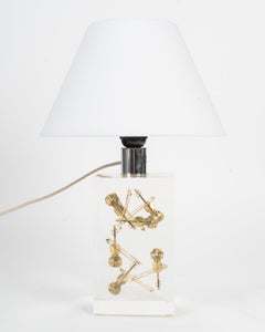 Table Lamp in the Style of Pierre GIRAUDON, 1970s
