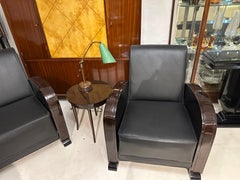 Table Lamp in wood and bronze, 1950, italian