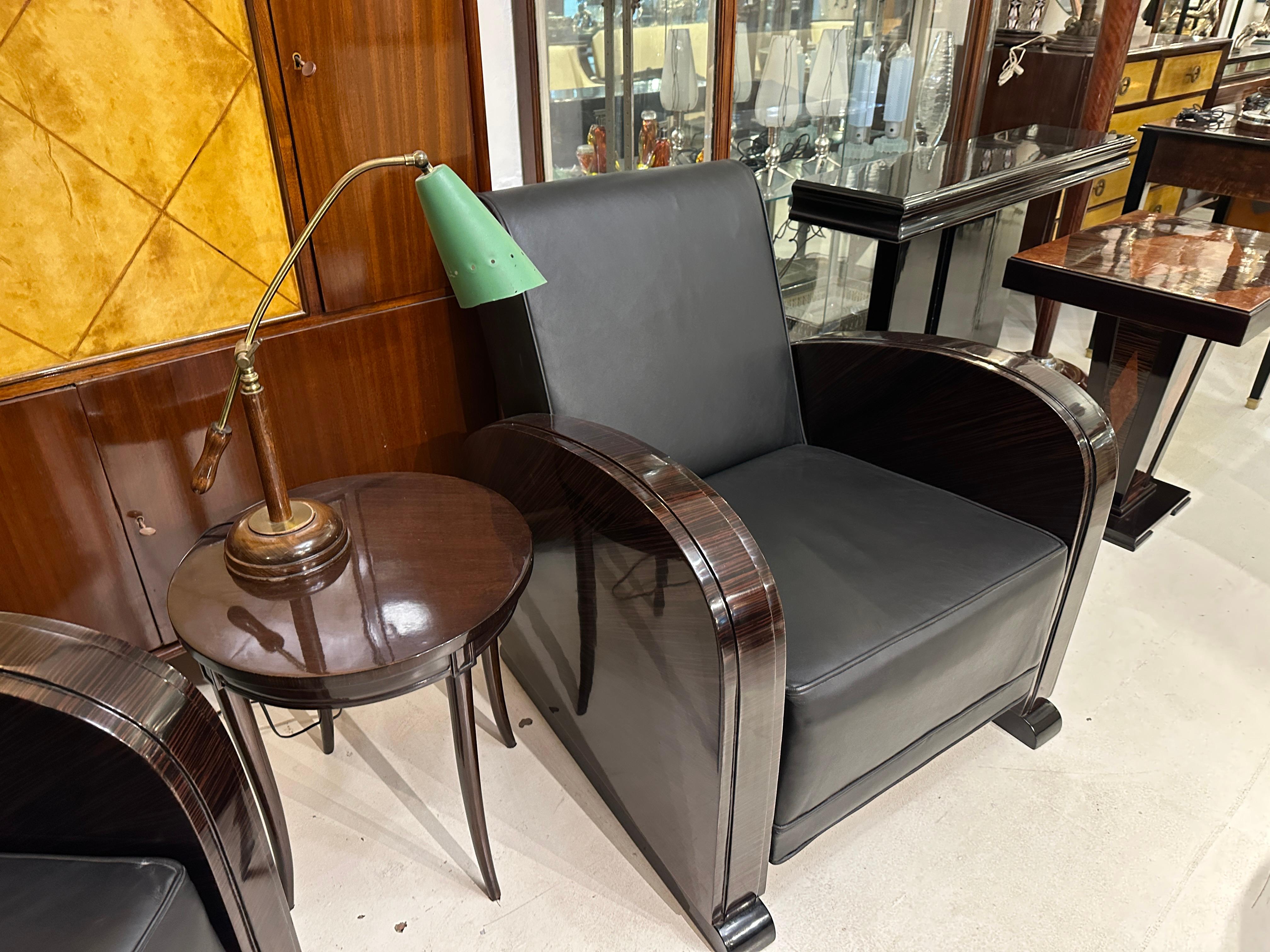 Table Lamp in wood and bronze, 1950, italian In Good Condition For Sale In Ciudad Autónoma Buenos Aires, C